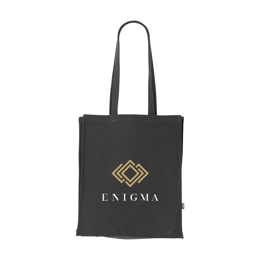 Solid Bag Colour GRS Recycled Canvas (340 g/m²) Svart