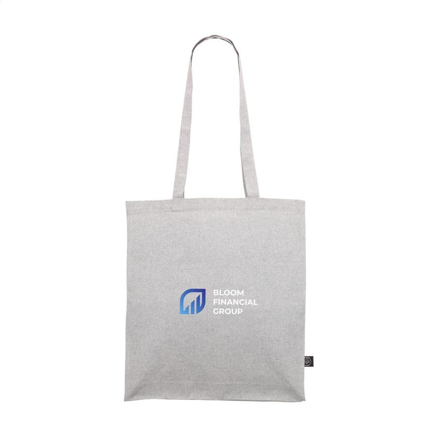Colour Square Bag GRS Recycled Cotton (150 g/m²) Grå