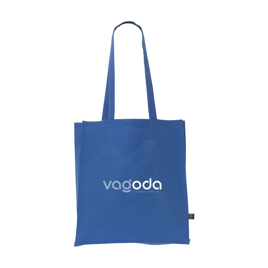 Colour Square Bag GRS Recycled Cotton (150 g/m²) Blå