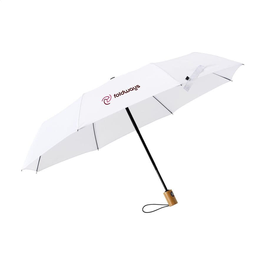 Michigan foldable RCS RPET umbrella 21 inch Vit