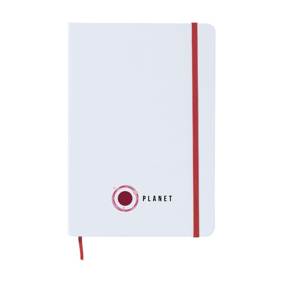 WhiteNote Paper Notebook A5 Röd
