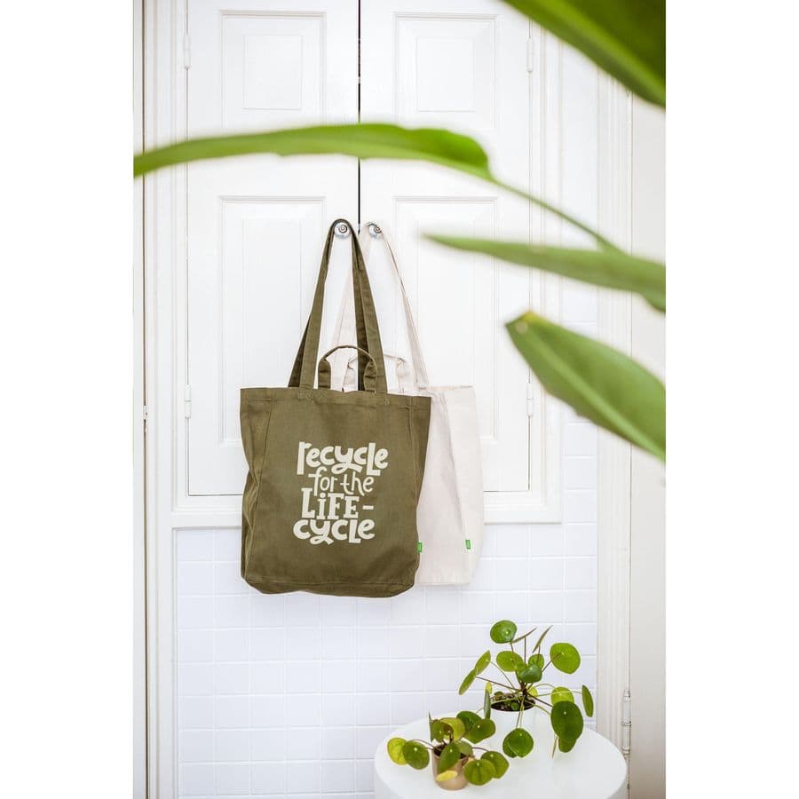Organic Cotton Canvas Tote Bag Natural (280 g/m²)