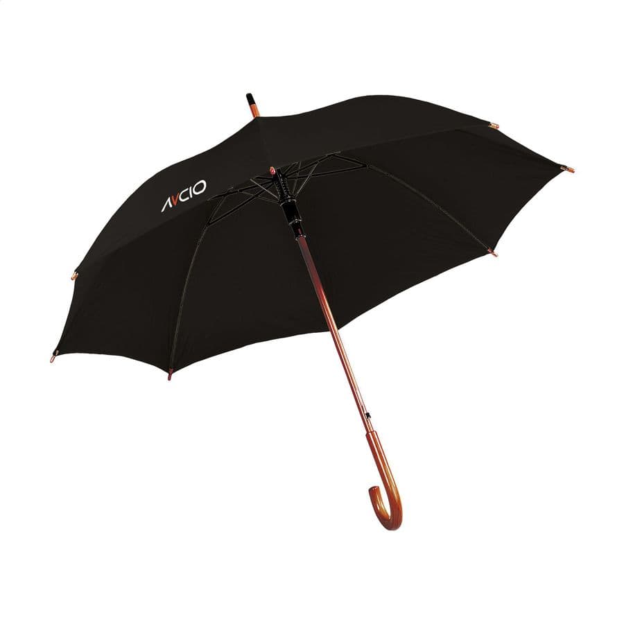 FirstClass RCS RPET umbrella 23 inch Svart