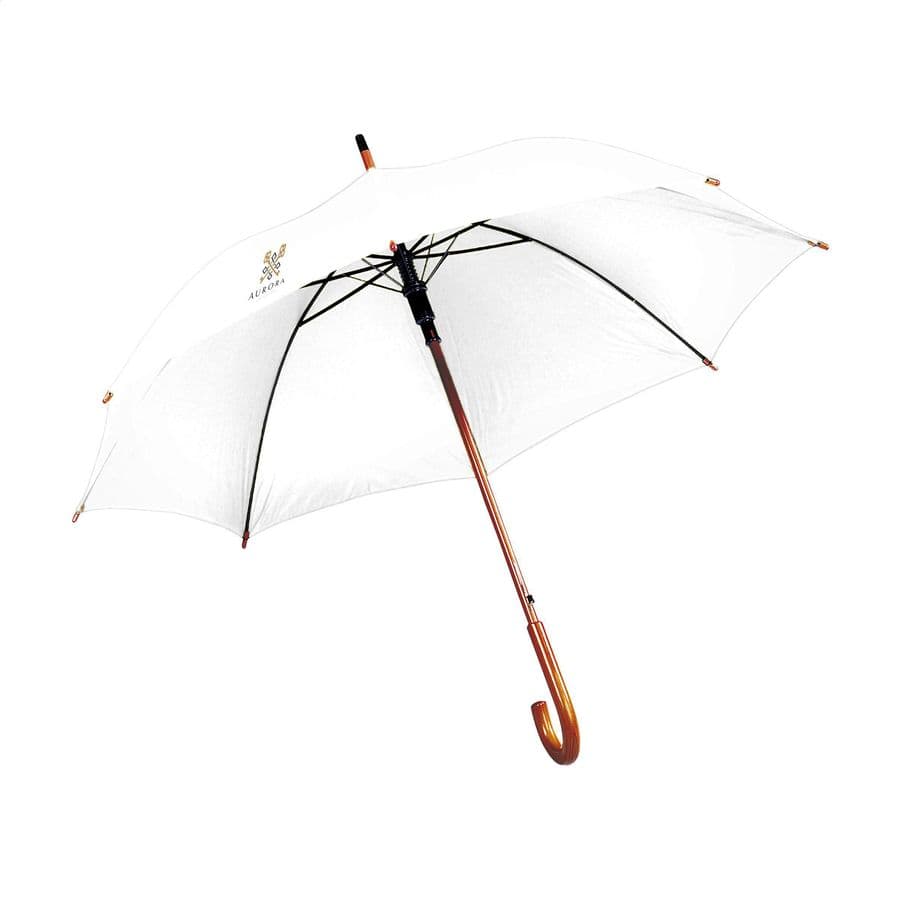 FirstClass RCS RPET umbrella 23 inch Vit