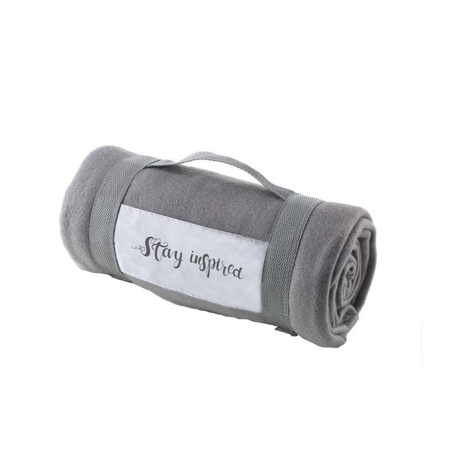 SuperSoft (180 g/m²) fleece blanket Grå