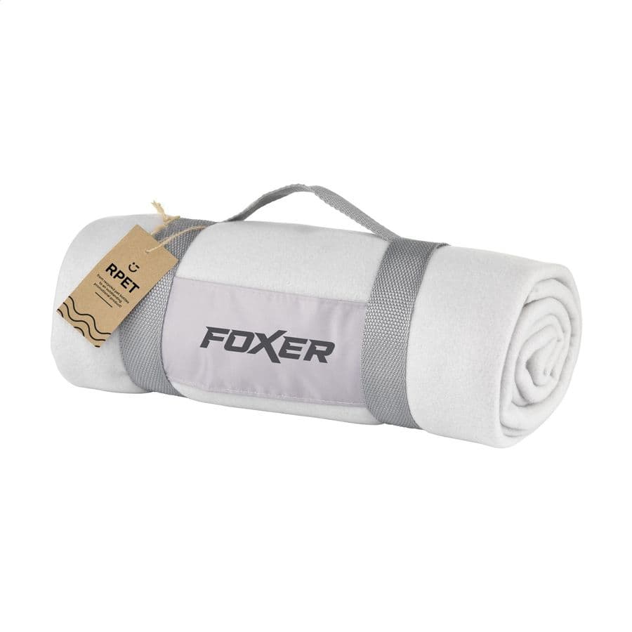 SuperSoft RPET (180 g/m²) fleece blanket Grå