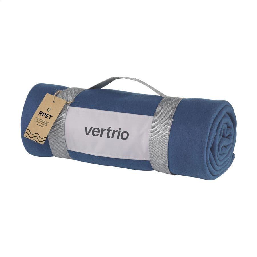 SuperSoft RPET (180 g/m²) fleece blanket Blå