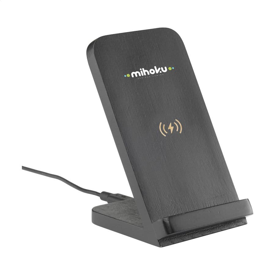 Baloo Wireless Charger Stand 15W Svart
