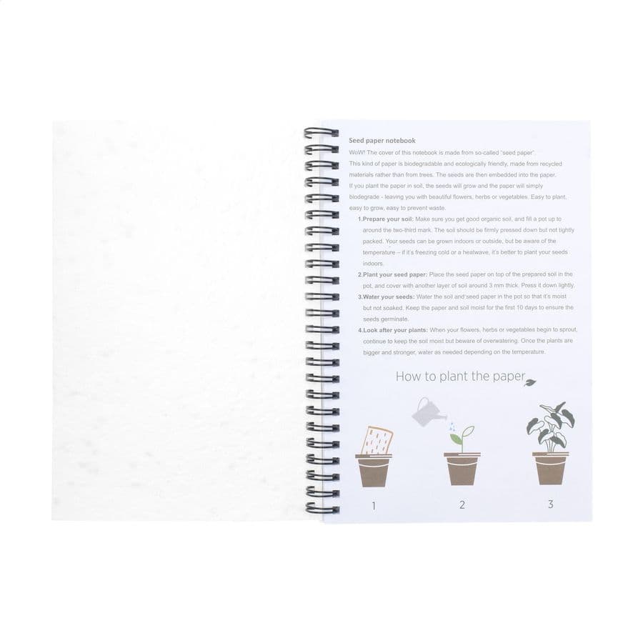Seed Paper Notebook A5