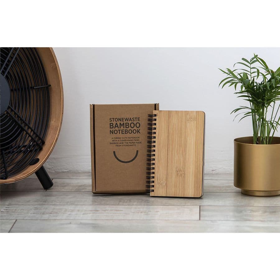 Paper Notebook made from Stonewaste-Bamboo A6