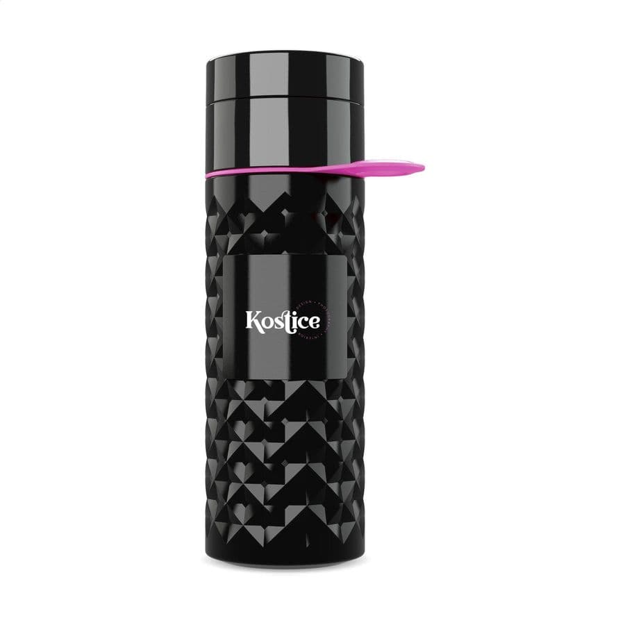 Join The Pipe Nairobi Ring Bottle Black 500 ml Svart/rosa