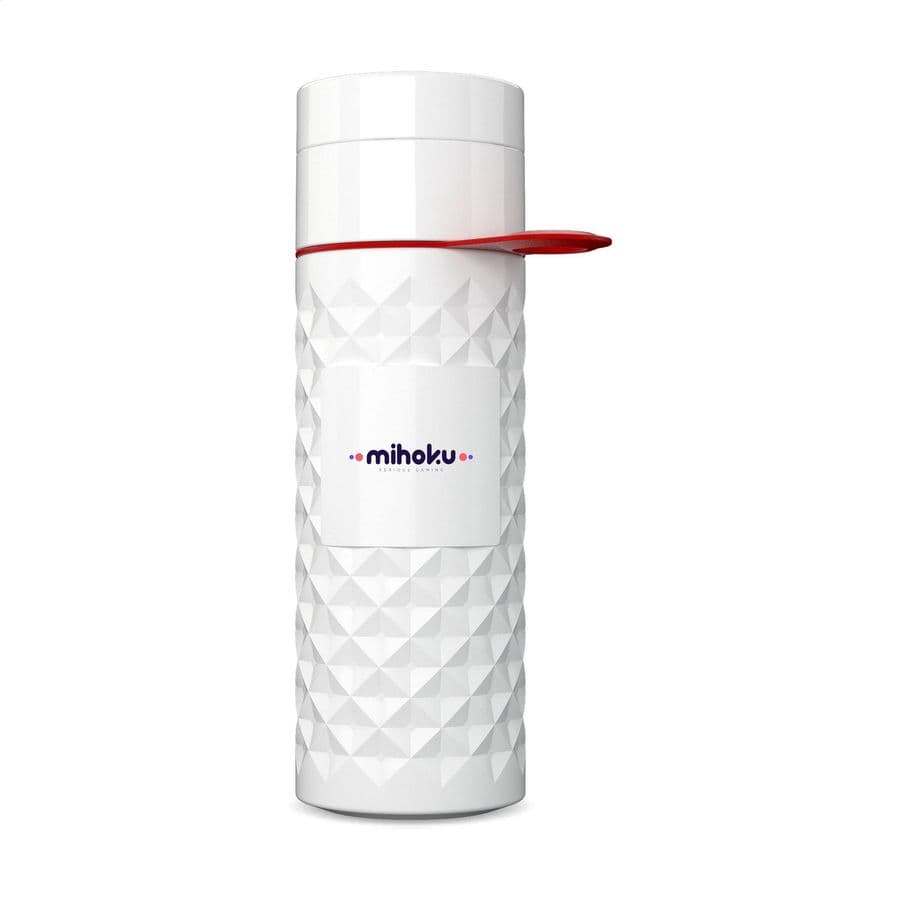 Join The Pipe Nairobi Ring Bottle White 500 ml Vit/röd