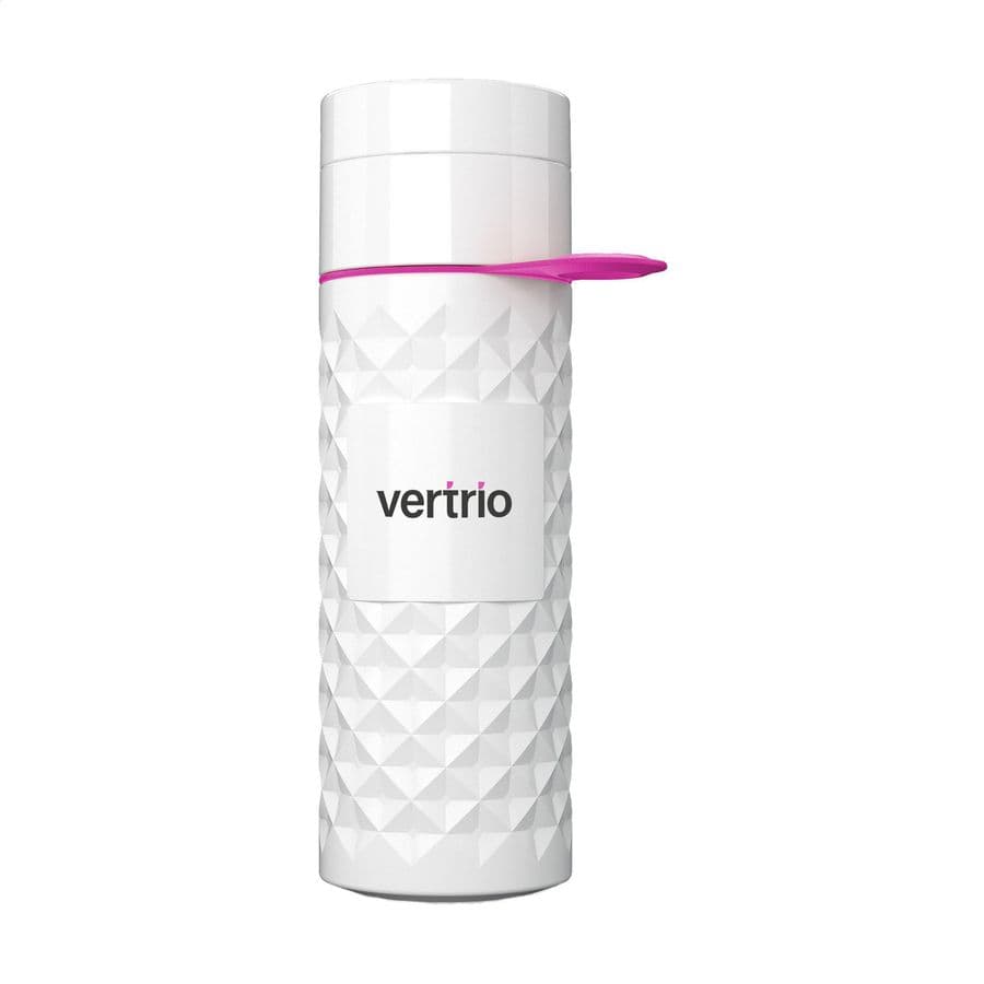 Join The Pipe Nairobi Ring Bottle White 500 ml Vit/rosa