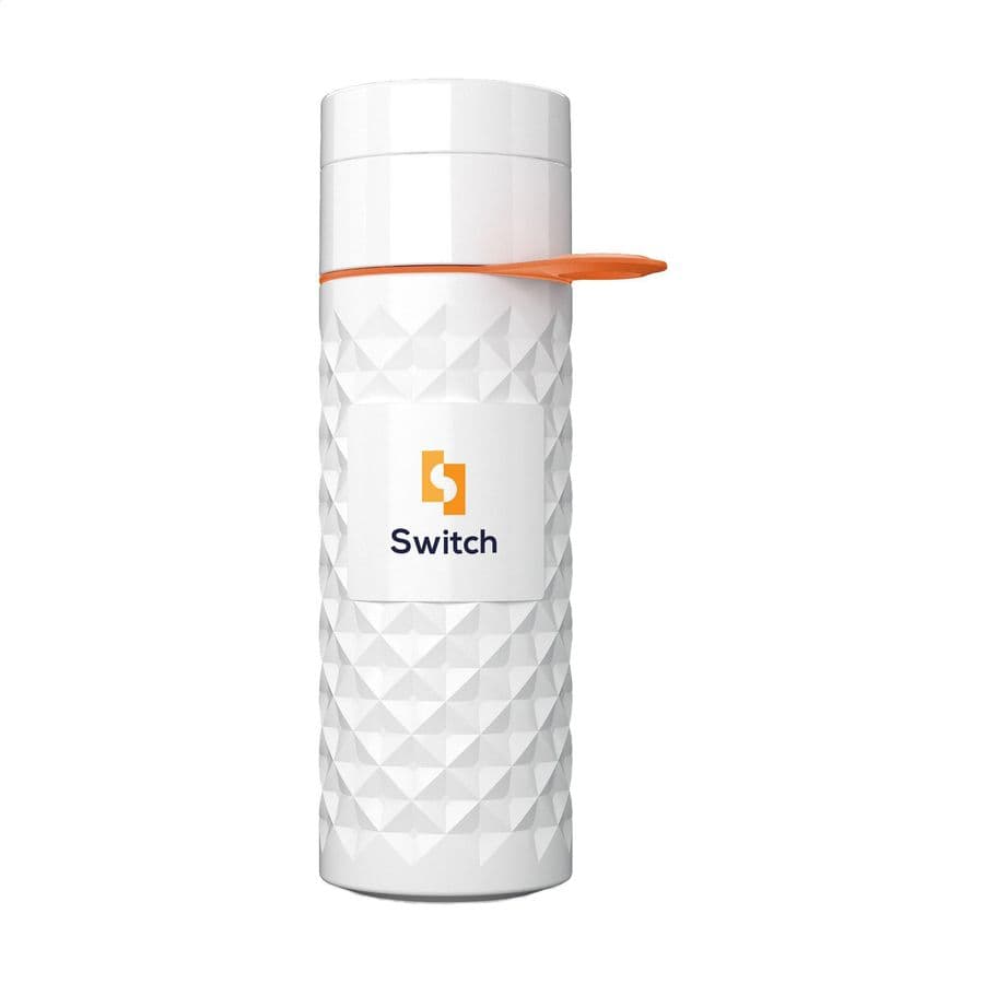 Join The Pipe Nairobi Ring Bottle White 500 ml Vit/orange