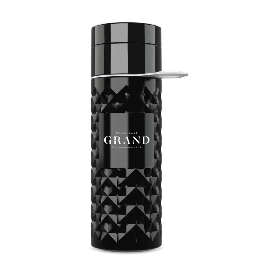 Join The Pipe Nairobi Ring Bottle Black 500 ml Svart/vit
