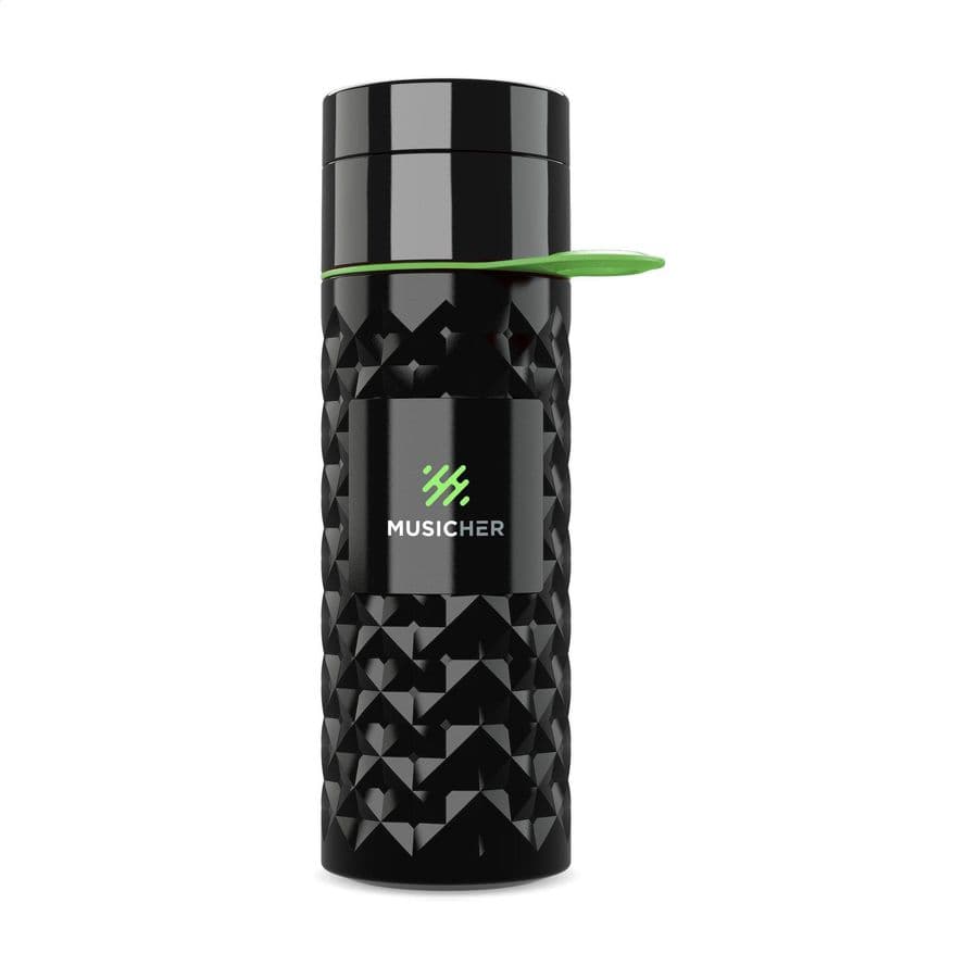 Join The Pipe Nairobi Ring Bottle Black 500 ml Svart/grön