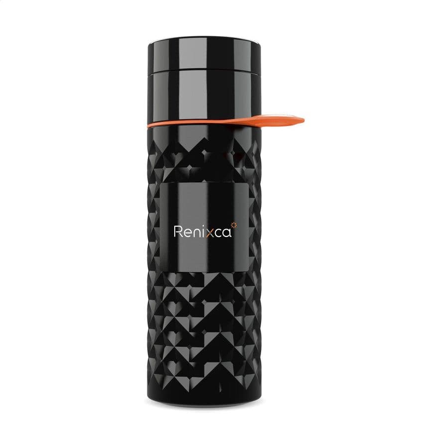Join The Pipe Nairobi Ring Bottle Black 500 ml Svart/orange