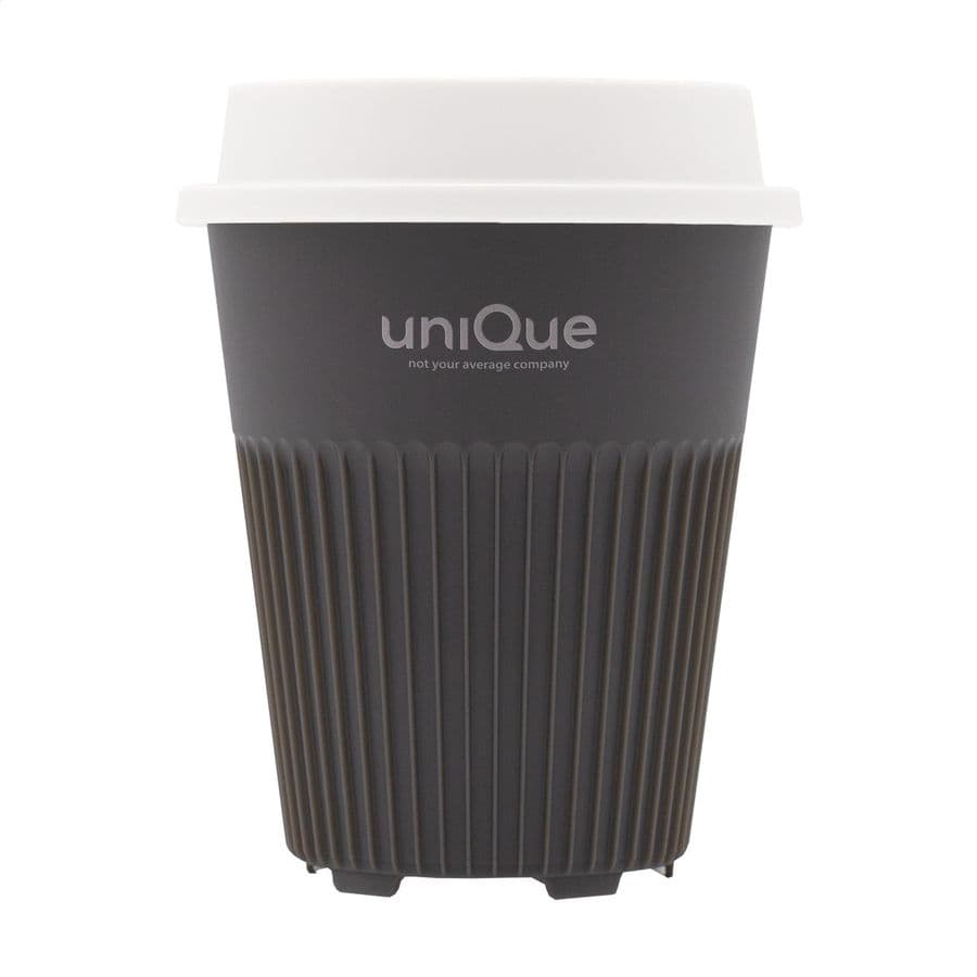 Circular&Co Returnable Cup Lid 340 ml coffee cup Mörkgrå/vit