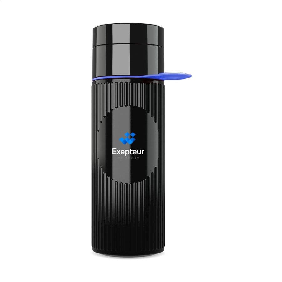 Join The Pipe Atlantis Ring Bottle Black 500 ml Svart/blå
