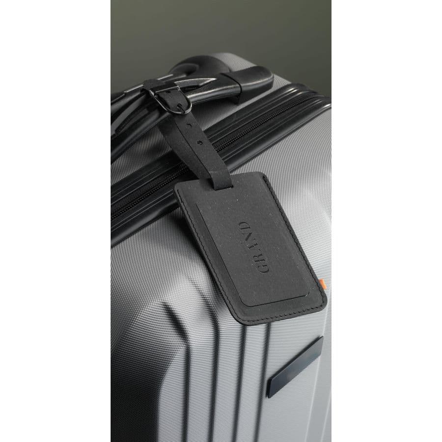 Recycled Leather Luggage Tag