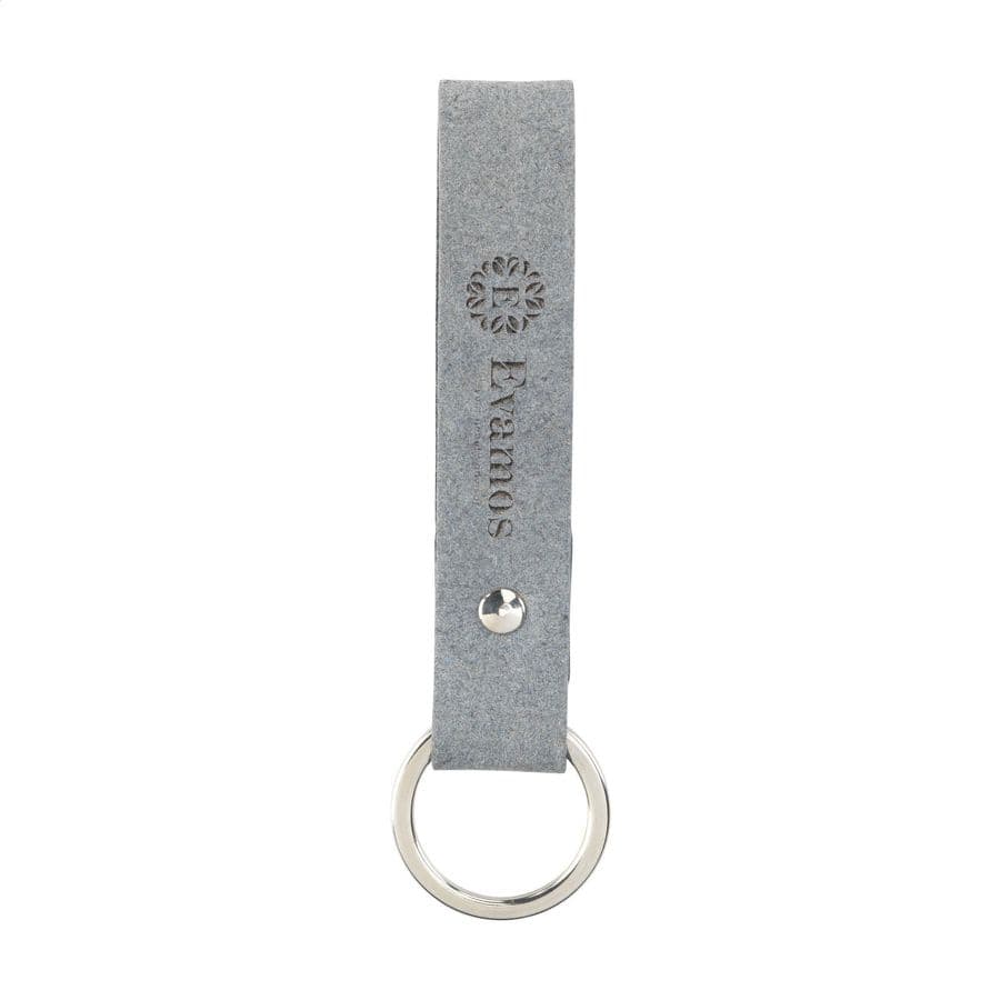 Recycled Denim Textile Keyring