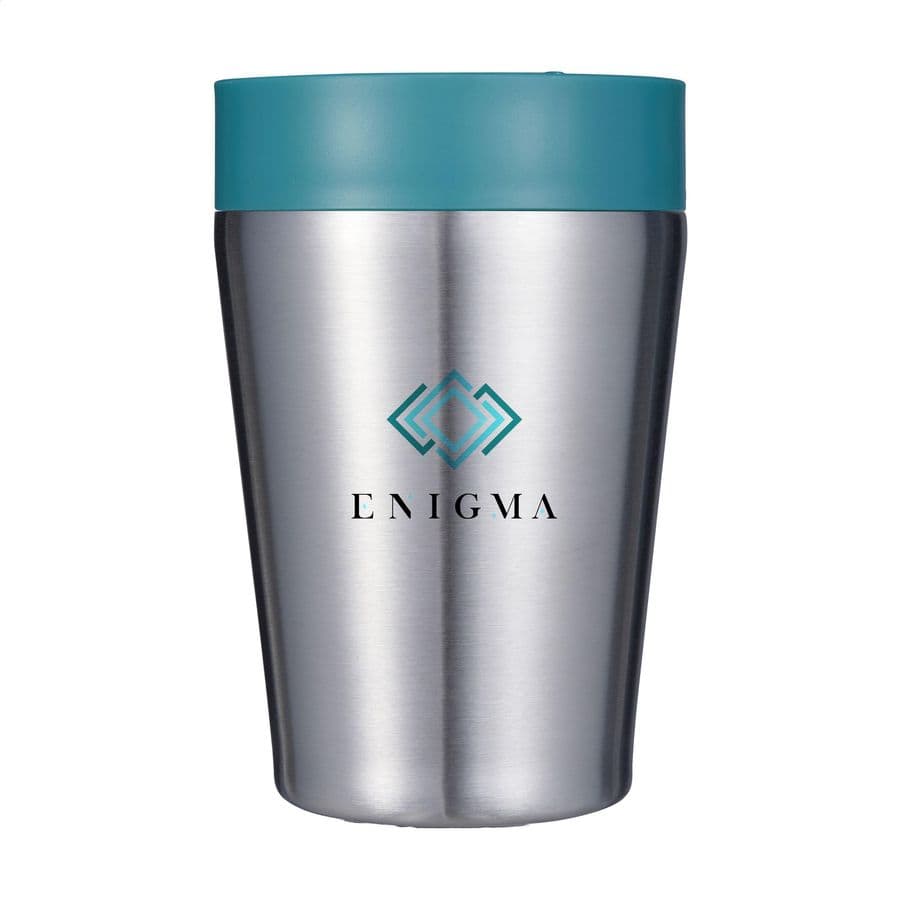 Circular&Co Recycled Stainless Steel Coffee Cup 227 ml Grön