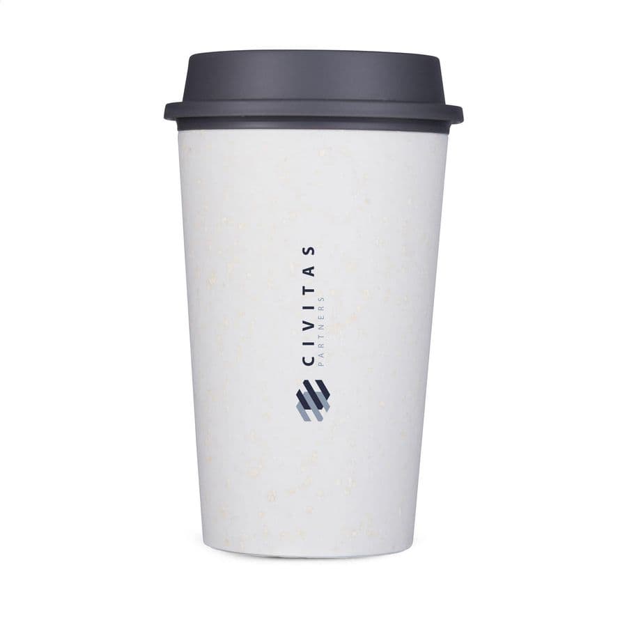 Circular&Co Recycled Now Cup Black Lid 340 ml coffee cup