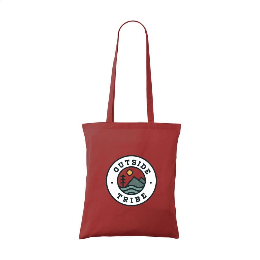 Shoppy Colour Bag (120 g/m²) cotton bag Röd