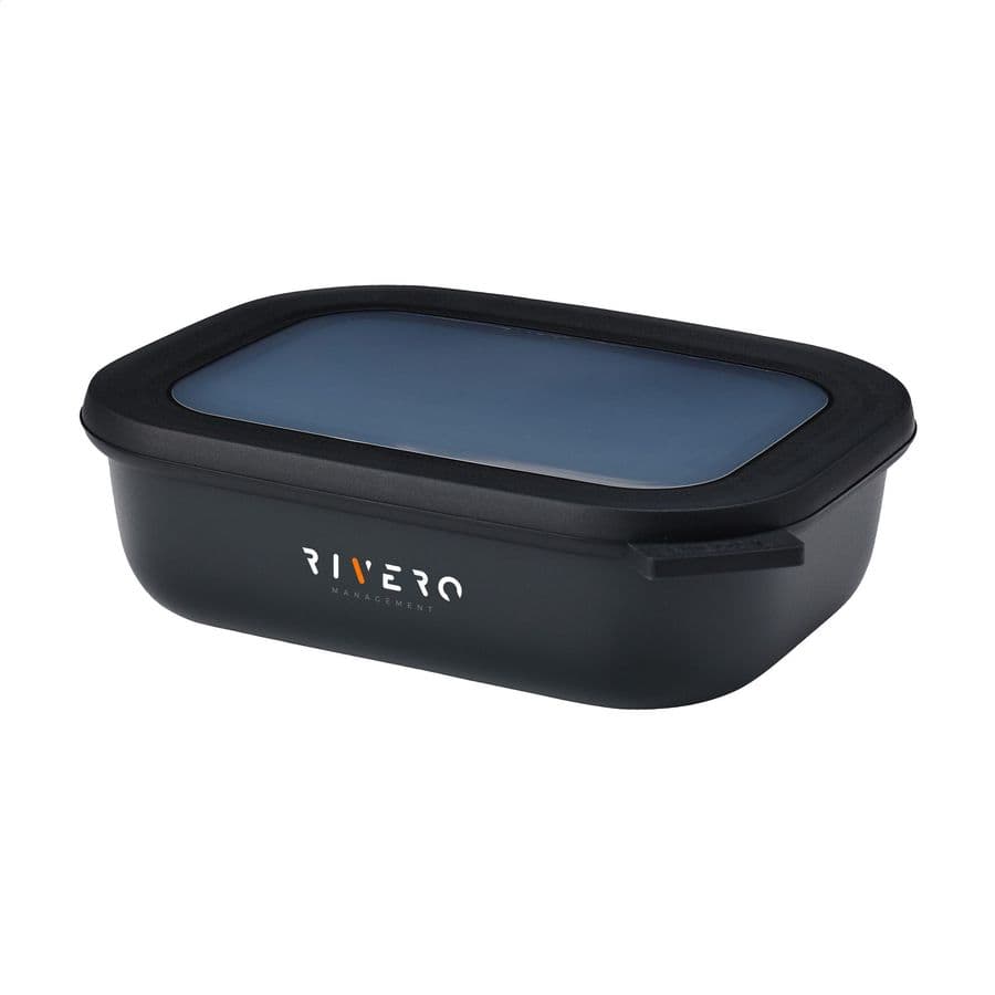 Mepal Cirqula multi use rectangular bowl 1 L lunchbox Svart