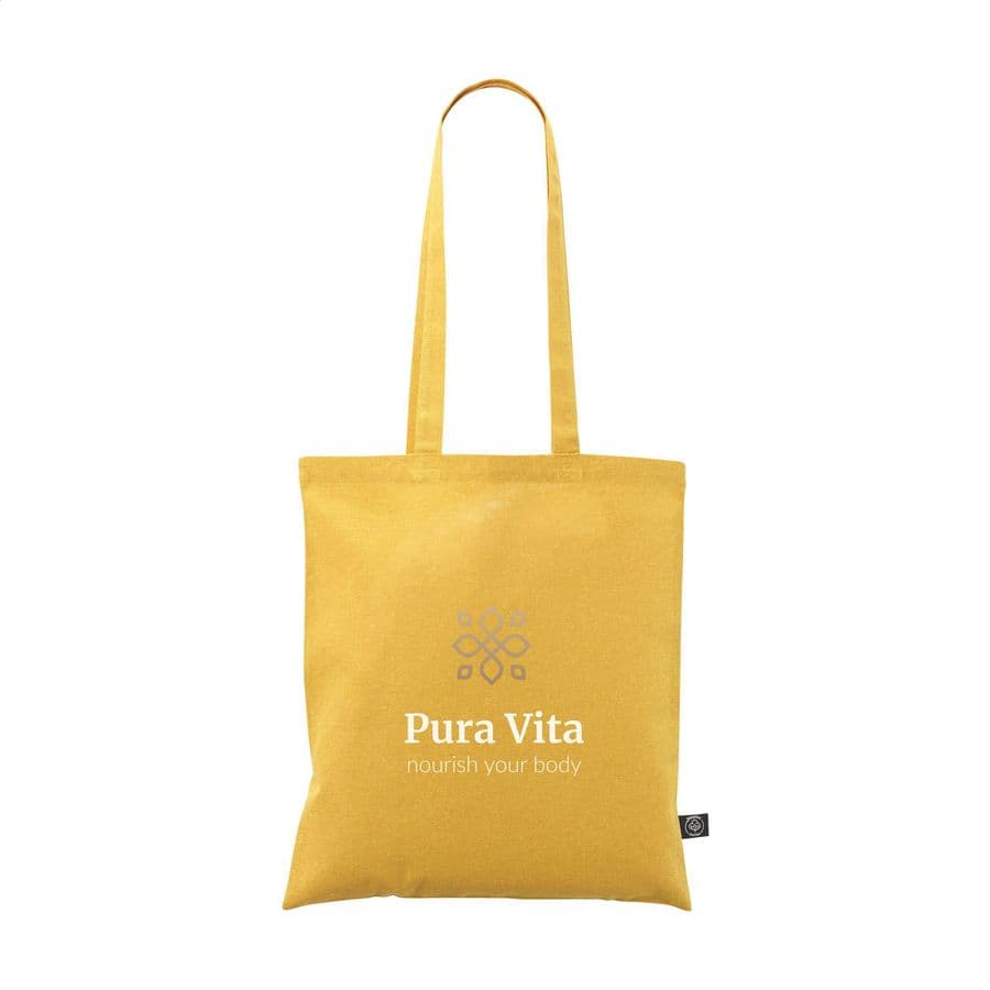 Shoppy Colour Bag GRS Recycled Cotton (150 g/m²) Gul ockra