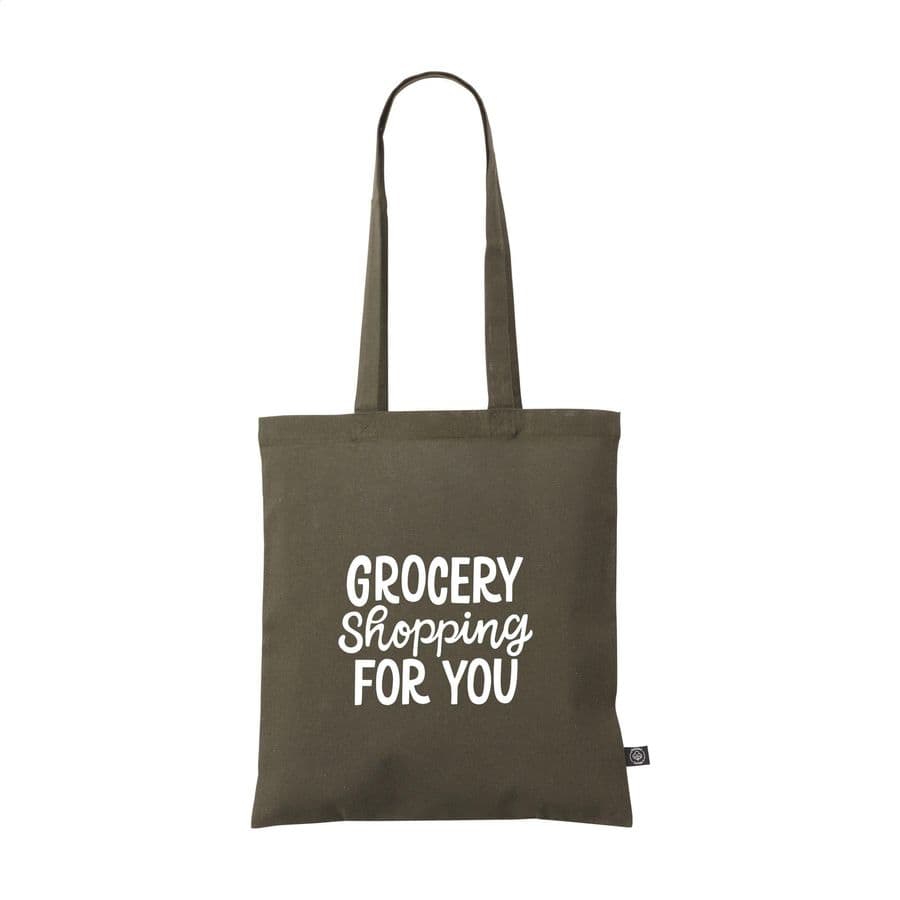 Shoppy Colour Bag GRS Recycled Cotton (150 g/m²) Olivgrön