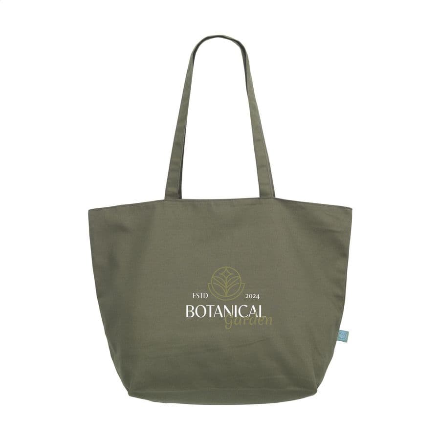 Organic Canvas Pro Shopper (320 g/m²) Olivgrön