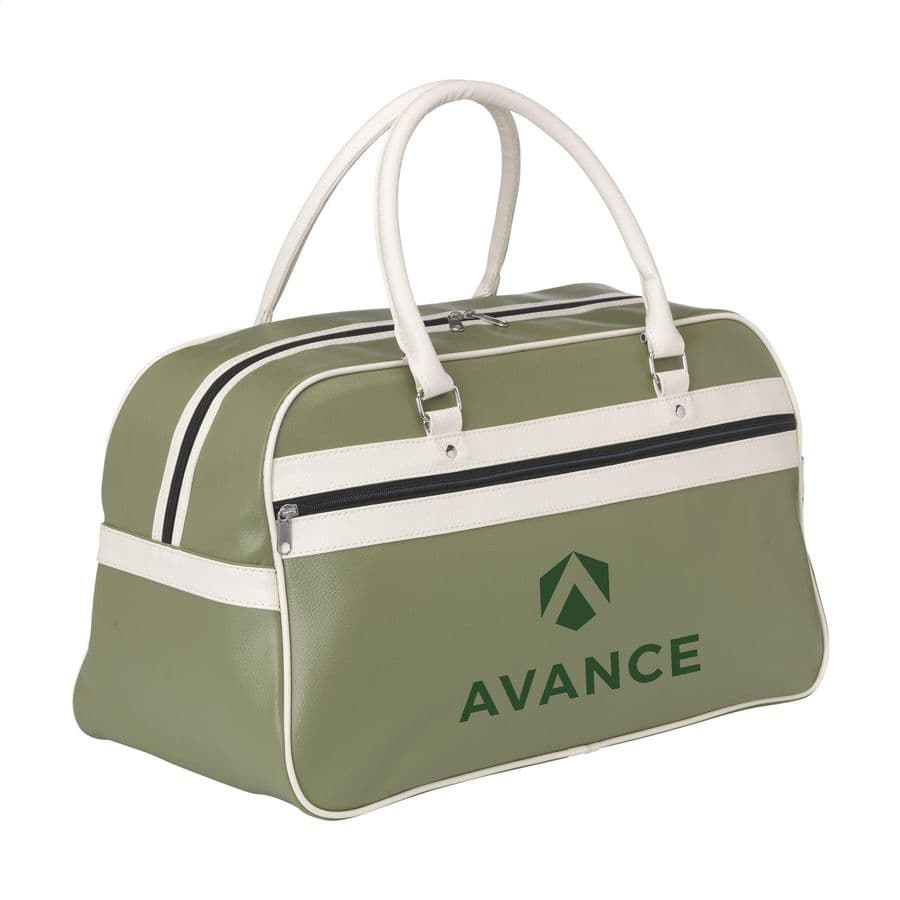 RetroSport sports bag Ljusgrön/beige