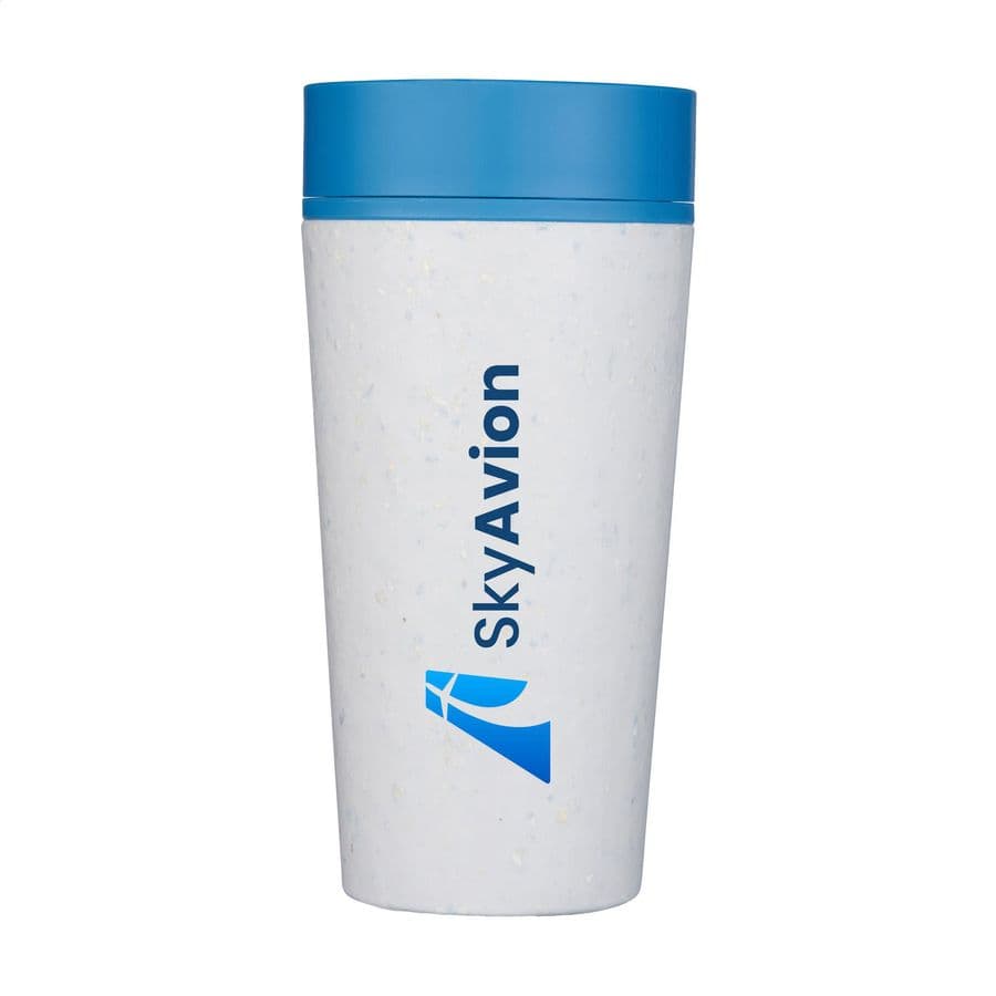 Circular&Co Recycled Coffee Cup 340 ml Vit/blå