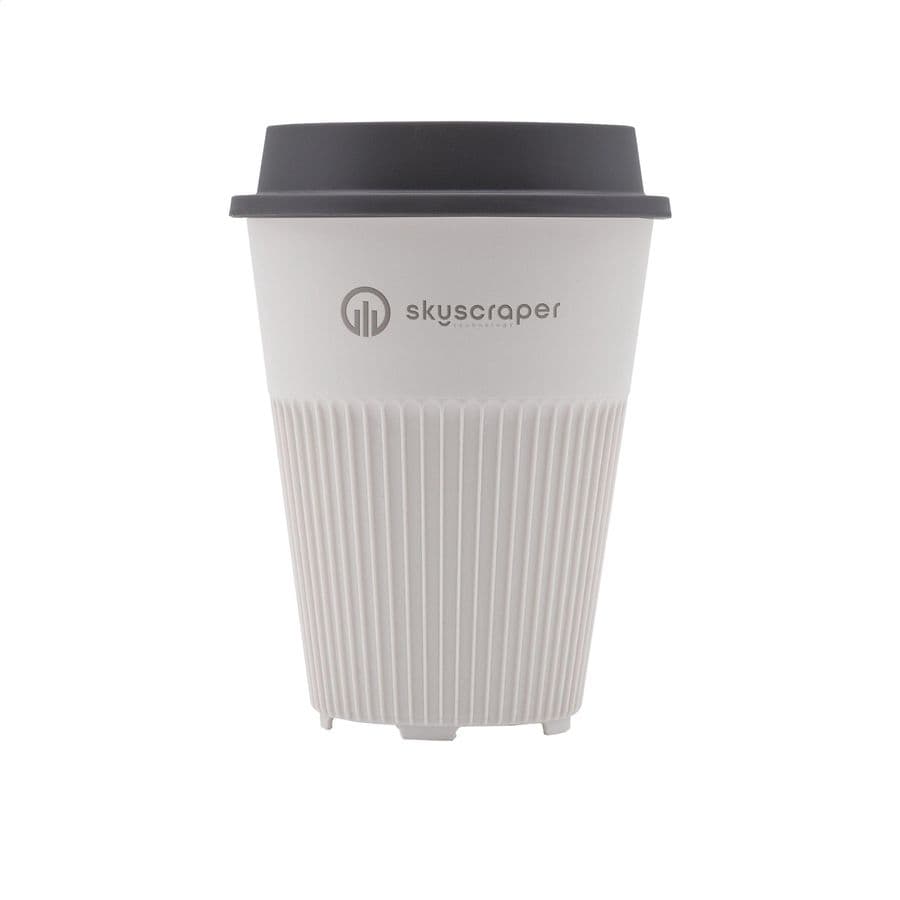 Circular&Co Returnable Cup Lid 227 ml coffee cup Vit/grå