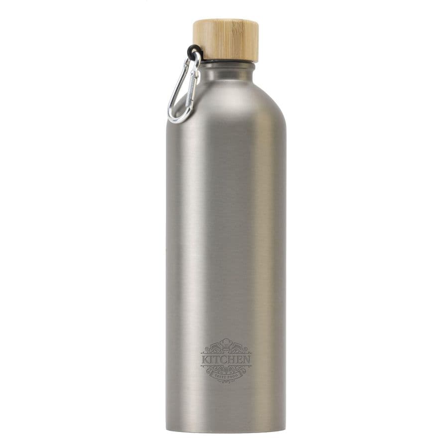 SteelBamboo RCS Recycled Steel 750 ml water bottle Silver