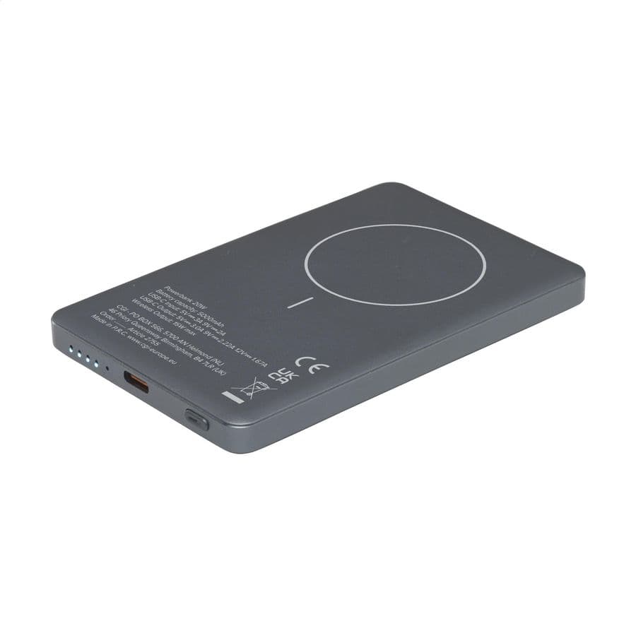 Wireless RCS Recycled Alu Magsafe Powerbank 5000 Nordic blue