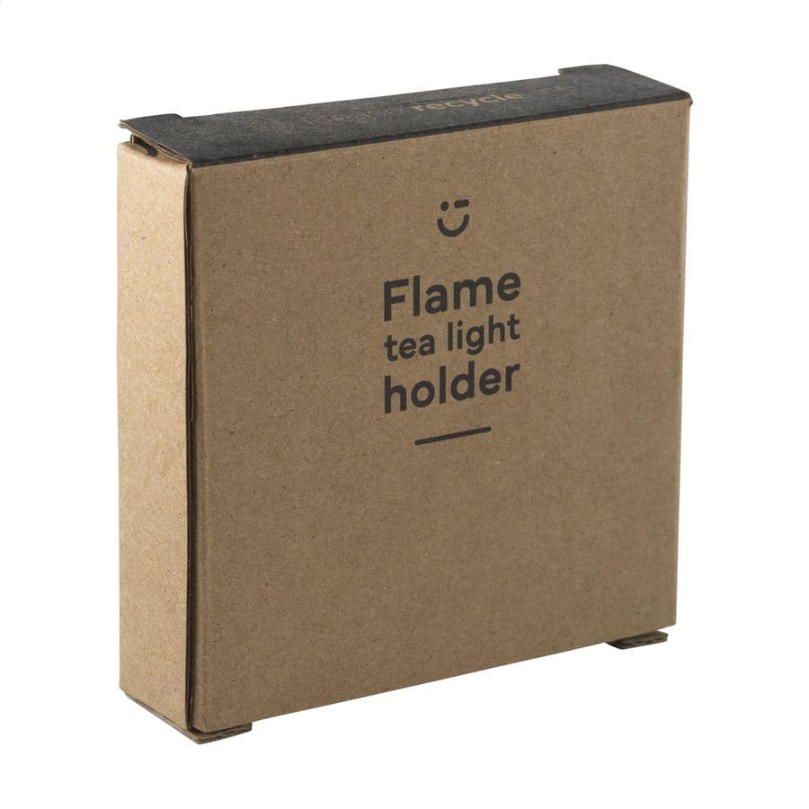 Flame tea light holder