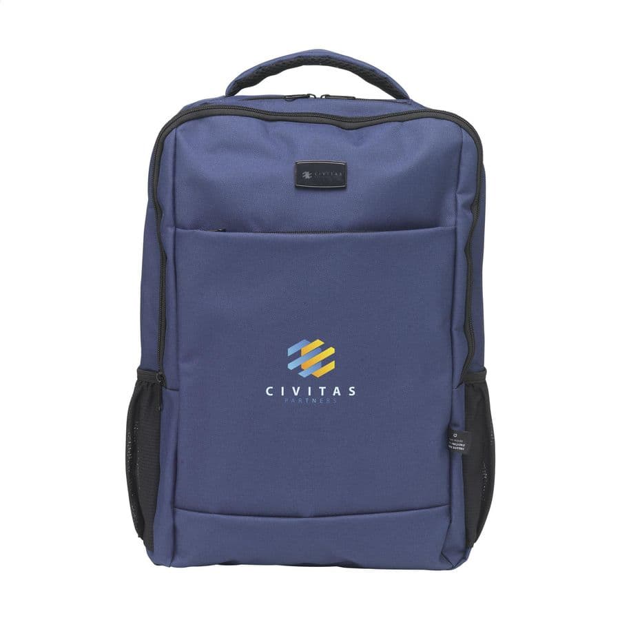 Urban Traveler GRS RPET Backpack Marinblå