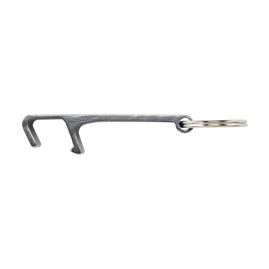 Alu Opener Phone Stand GRS Recycled keyring