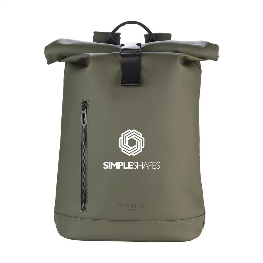 Tucano Gommo Rolltop Backpack 15,6 inch Grön