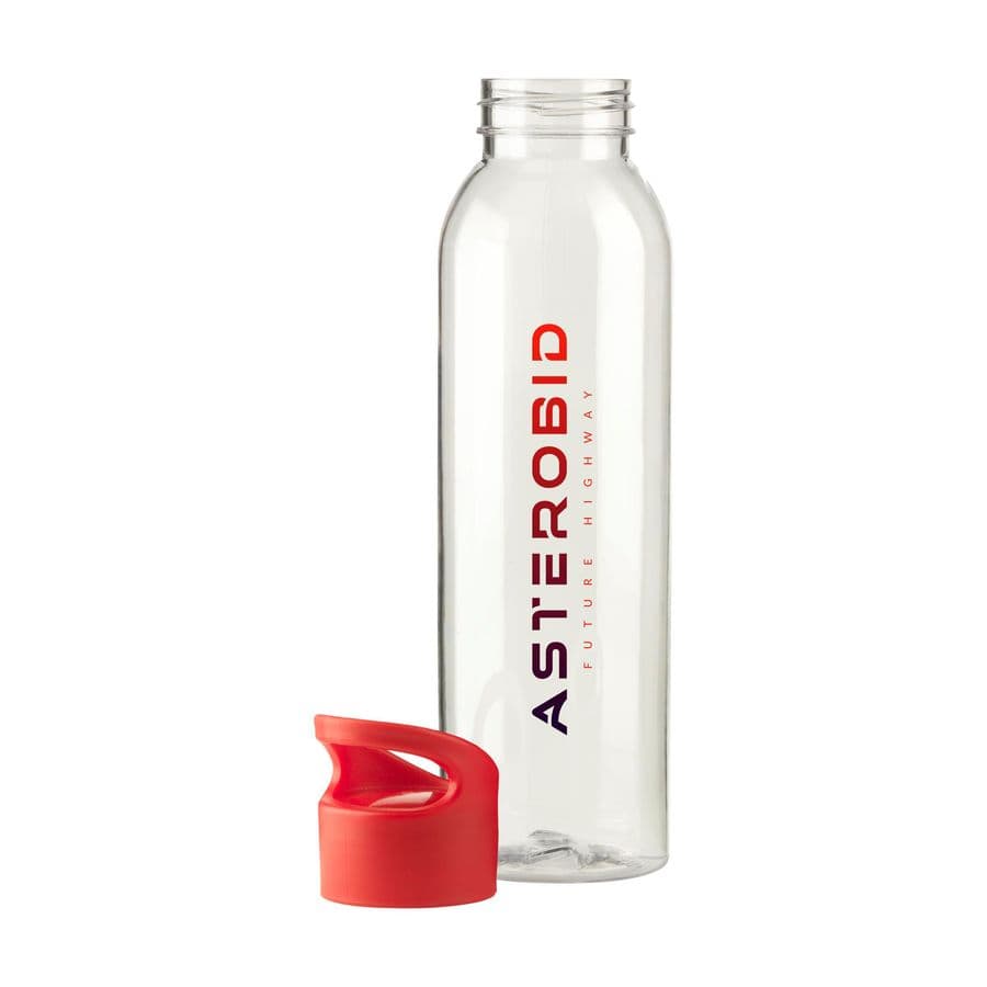 Sirius RCS RPET 650 ml drinking bottle Transparent röd
