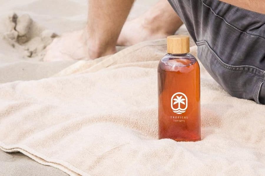 RPET Bottle Trans 500 ml water bottle
