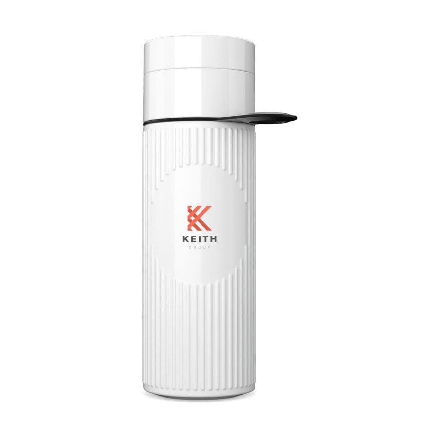 Join The Pipe Atlantis Ring Bottle White 500 ml Vit/svart