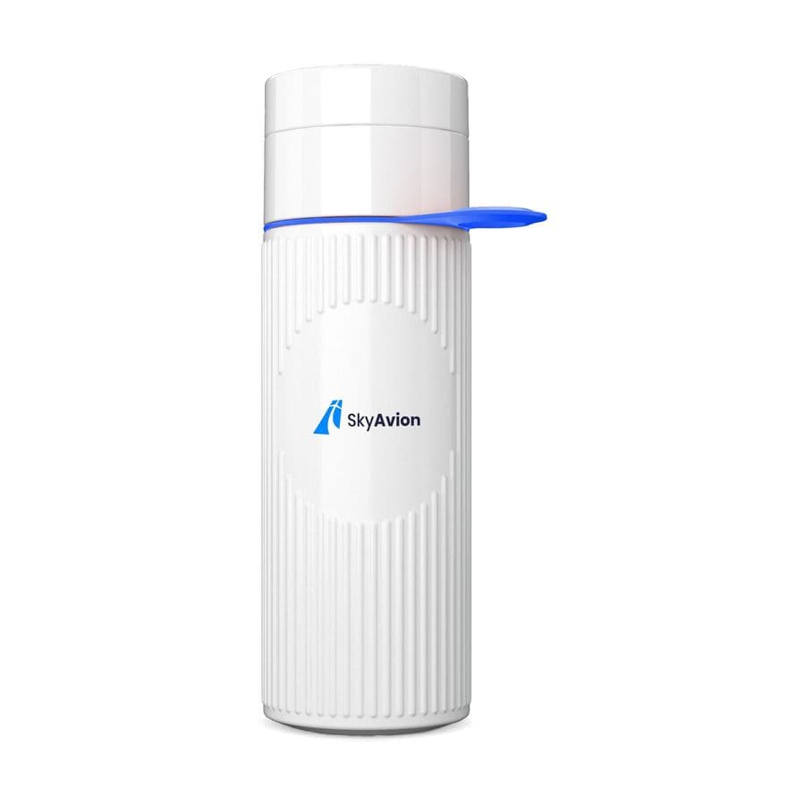 Join The Pipe Atlantis Ring Bottle White 500 ml Vit/blå