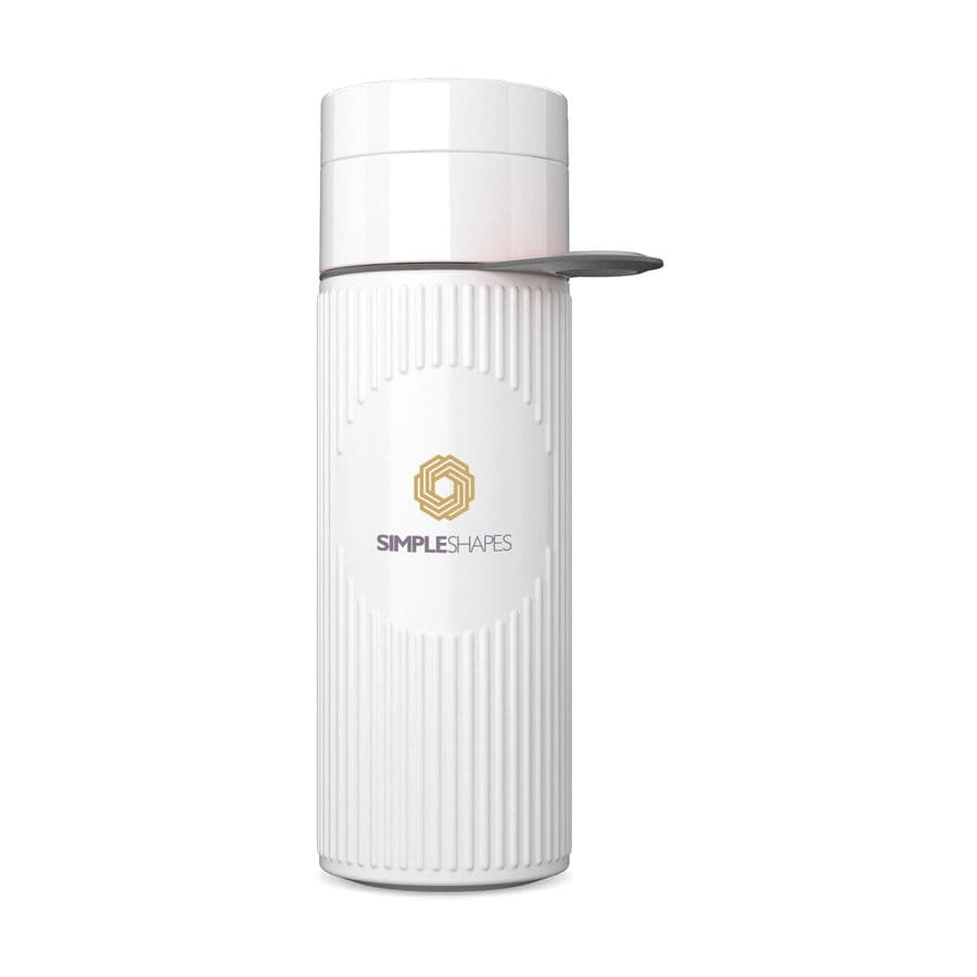 Join The Pipe Atlantis Ring Bottle White 500 ml Vit/grå