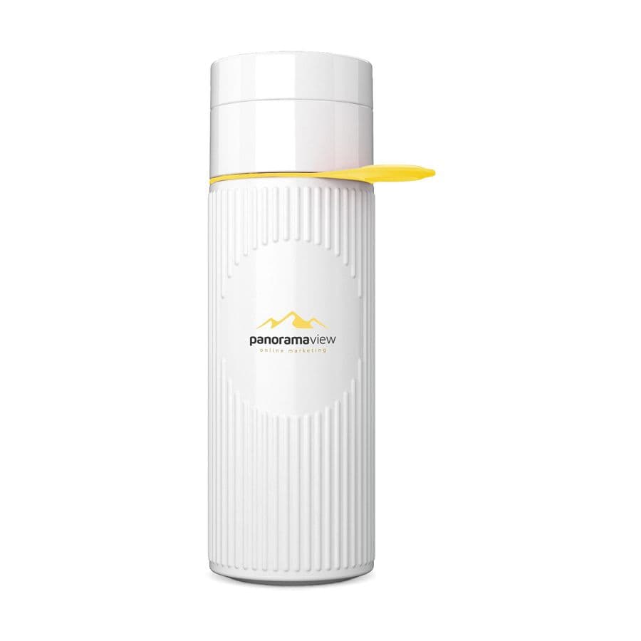 Join The Pipe Atlantis Ring Bottle White 500 ml Vit/gul