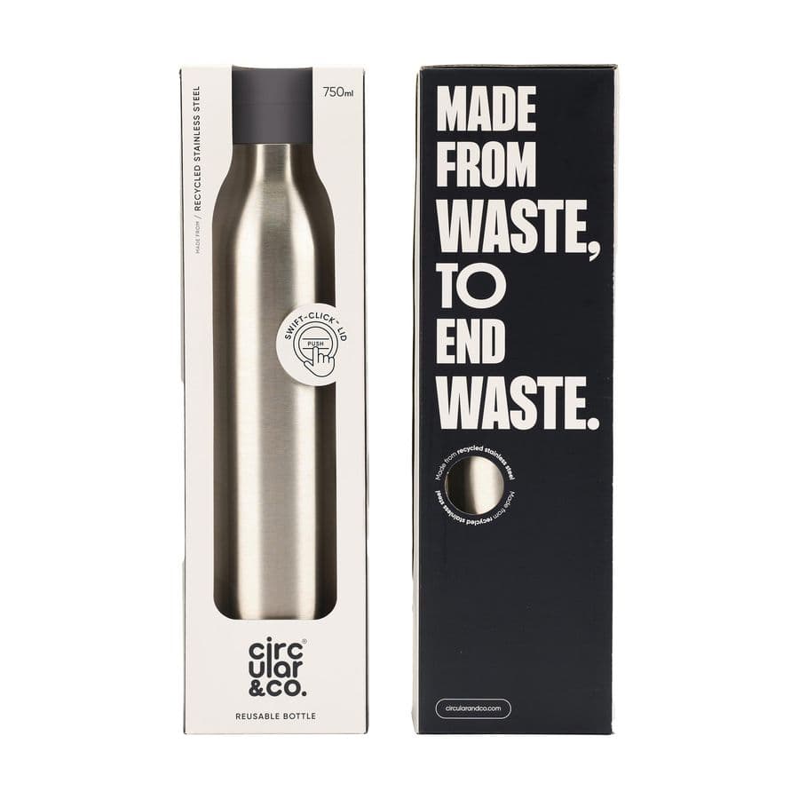 Circular&Co Recycled Stainless Steel Bottle 750 ml
