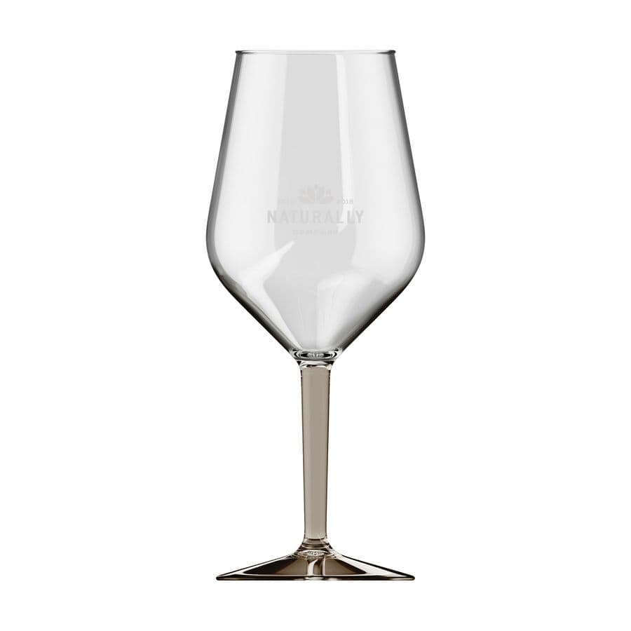 HappyGlass Lady Abigail Trans Wine glass Tritan 470 ml Transparent grå
