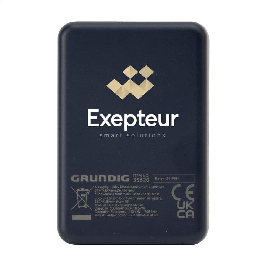 Grundig Wireless Magnetic Powerbank Mini 5000mAh